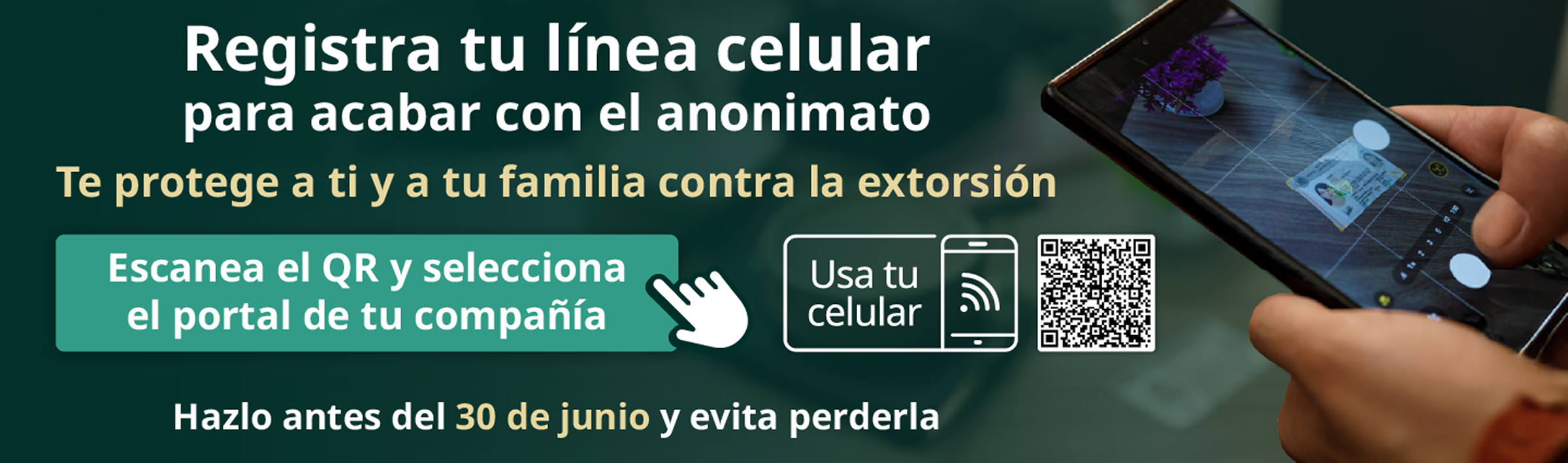 Registra tu línea celular (2026)